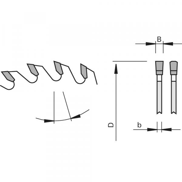 Stehle 58807888  TFP-Platten-Aufteil-Kreissägeblatt Zeichnung